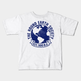 The Round Earth Society Kids T-Shirt